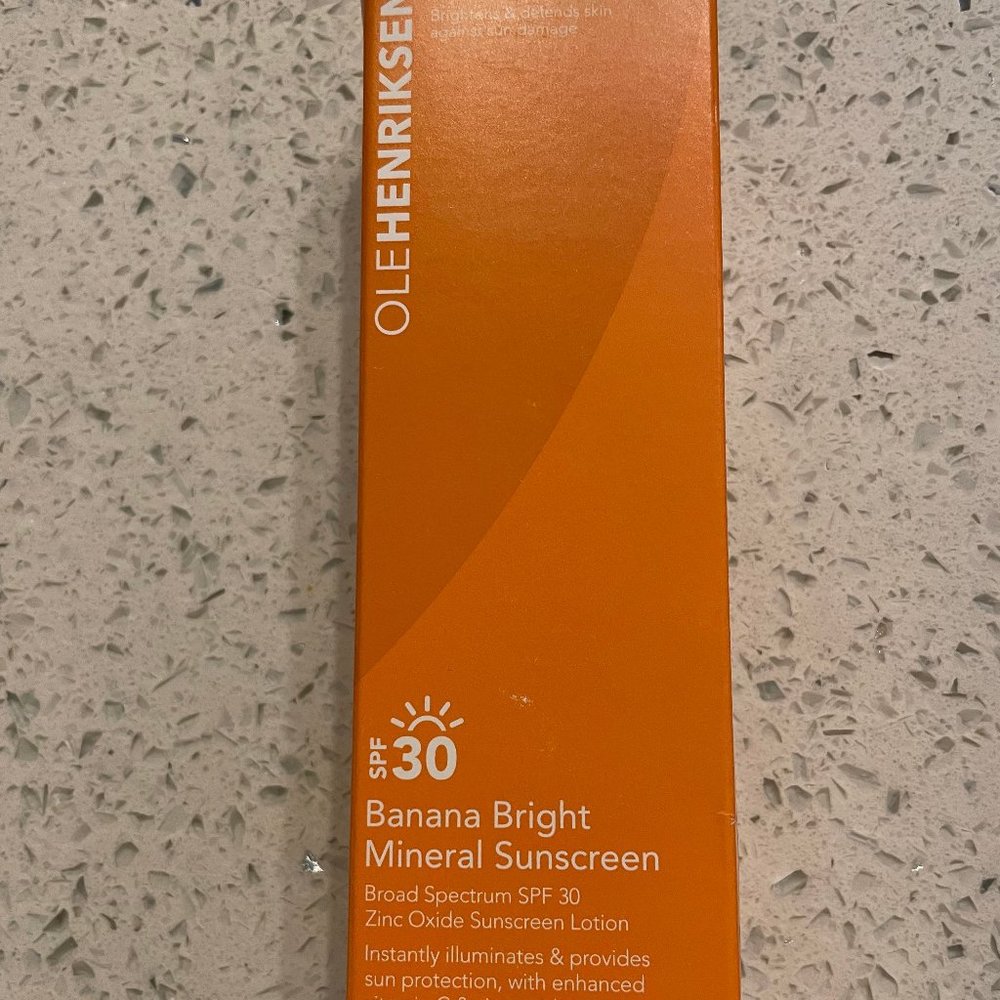 Ole Henriksen Banana Bright Mineral Sunscreen SPF 30 NEW